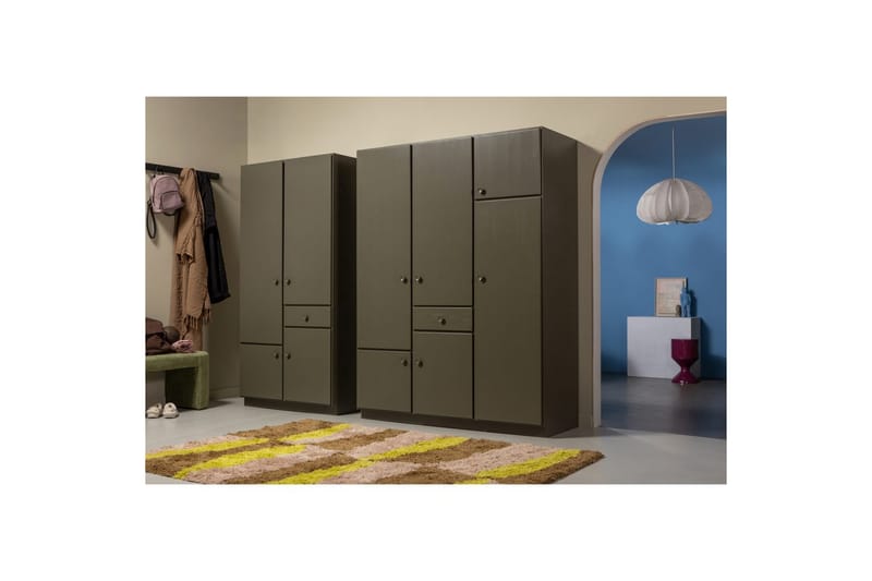 Garderobe Alfie - 107 cm - Opbevaring - Tøjopbevaring - Garderobeskabe