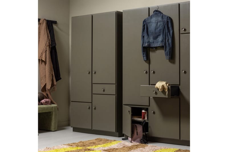 Garderobe Alfie - 160 cm - Opbevaring - Tøjopbevaring - Garderobeskabe