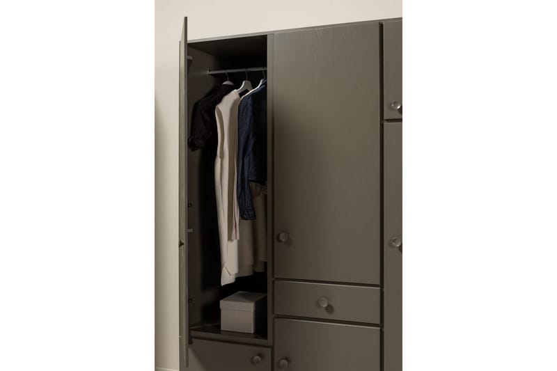 Garderobe Alfie - 160 cm - Opbevaring - Tøjopbevaring - Garderobeskabe