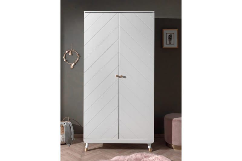 Garderobe Billy Hvid 2-døre - 2-døre - Opbevaring - Tøjopbevaring - Garderobeskabe