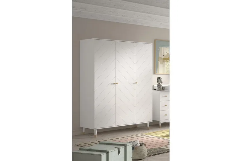 Garderobe Billy Hvid 3-døre - 3-døre - Opbevaring - Tøjopbevaring - Garderobeskabe