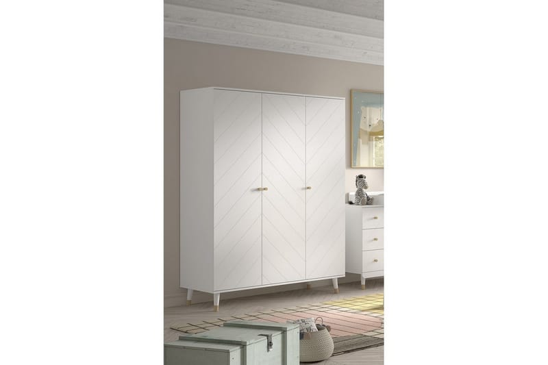 Garderobe Billy Hvid 3-døre - 3-døre - Opbevaring - Tøjopbevaring - Garderobeskabe