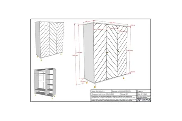 Garderobe Billy Hvid 3-døre - 3-døre - Opbevaring - Tøjopbevaring - Garderobeskabe