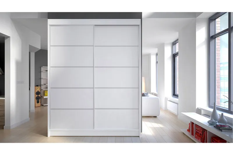 Garderobe Camino - Hvid - Opbevaring - Tøjopbevaring - Garderobeskabe