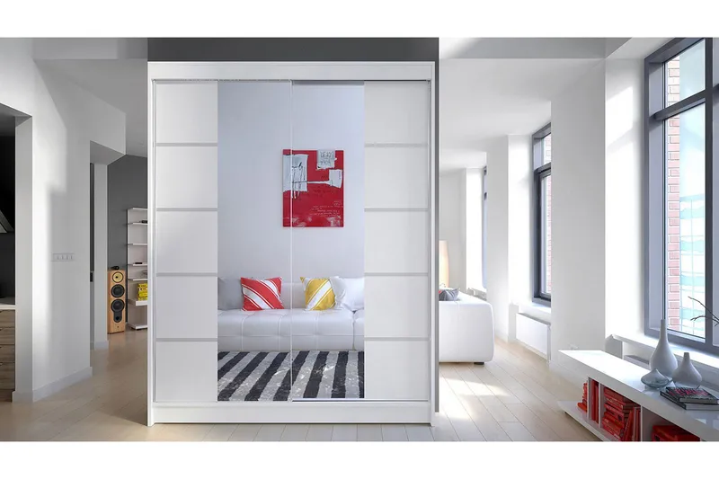 Garderobe Camino - Hvid - Opbevaring - Tøjopbevaring - Garderobeskabe