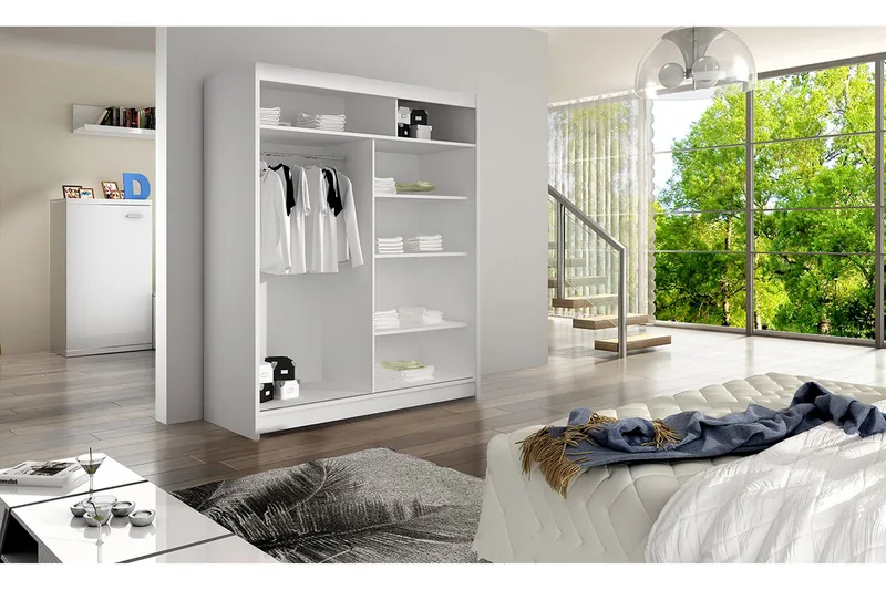 Garderobe Camino - Hvid - Opbevaring - Tøjopbevaring - Garderobeskabe