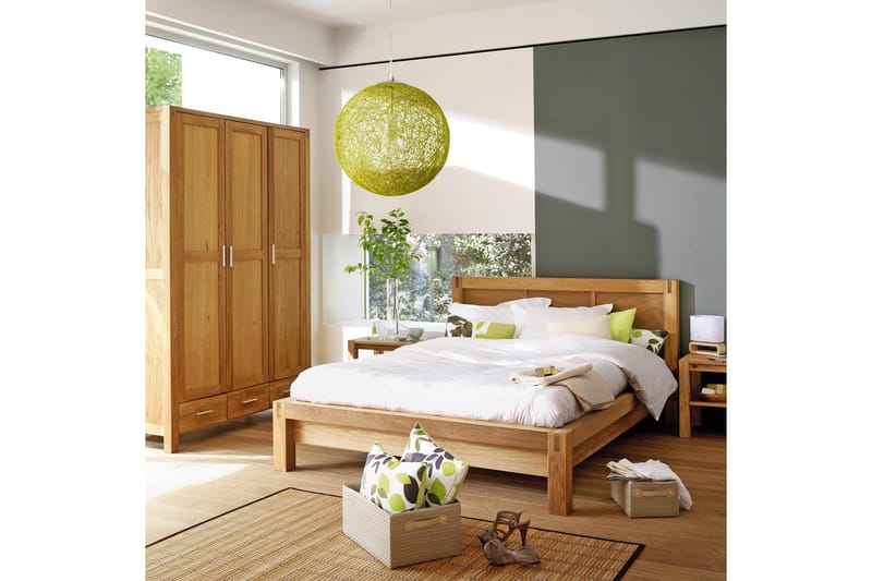 Garderobe CHICAGO 3-låger og 3-skuffer 130x57xH190 - Opbevaring - Tøjopbevaring - Garderobeskabe