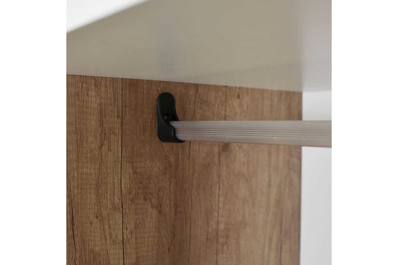 Garderobe Drelmar Lys Valnød - Lysebrun - Opbevaring - Tøjopbevaring - Garderobeskabe