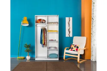 Garderobe Hvid - Opbevaring - Tøjopbevaring - Garderobeskabe