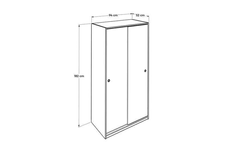 Garderobe Hvid - Opbevaring - Tøjopbevaring - Garderobeskabe