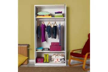 Garderobe Hvid - Opbevaring - Tøjopbevaring - Garderobeskabe