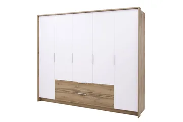 Garderobe - Hvid|Eg - Opbevaring - Tøjopbevaring - Garderobeskabe
