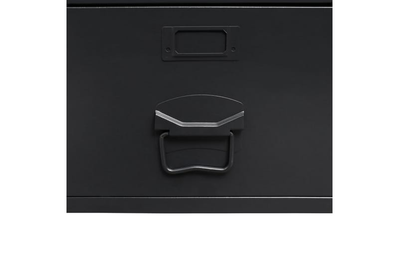 Garderobe I Metal Industriel Stil 90 X 40 X 180 Cm Sort - Sort - Opbevaring - Tøjopbevaring - Garderobeskabe