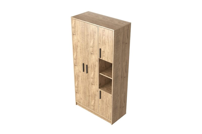 Garderobe Iskral Atlantic Pine - Brun - Opbevaring - Tøjopbevaring - Garderobeskabe