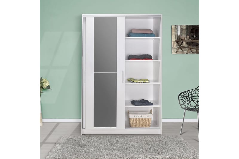 Garderobe Jovel Hvid - Hvid - Opbevaring - Tøjopbevaring - Garderobeskabe
