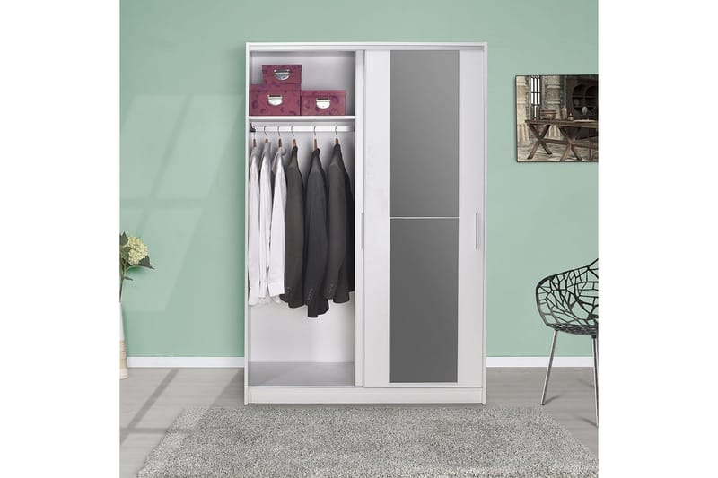 Garderobe Jovel Hvid - Hvid - Opbevaring - Tøjopbevaring - Garderobeskabe