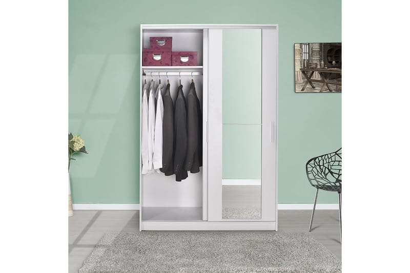 Garderobe Jovel Hvid - Hvid - Opbevaring - Tøjopbevaring - Garderobeskabe