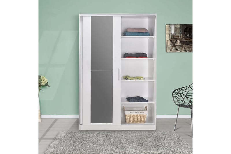 Garderobe Jovel Hvid - Hvid - Opbevaring - Tøjopbevaring - Garderobeskabe