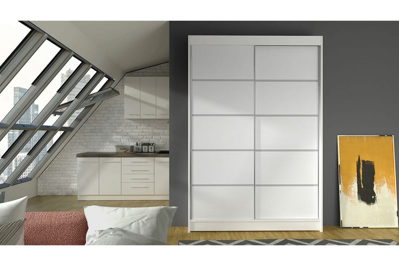 Garderobe Lino - Hvid - Opbevaring - Tøjopbevaring - Garderobeskabe