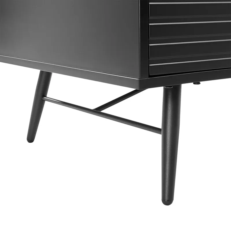 Garderobe Morvi 100x56x175 cm - Sort - Opbevaring - Tøjopbevaring - Garderobeskabe - Garderobeskab & klædeskab