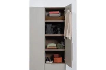 Garderobe Rens 1 Dør - 1 Dør - Opbevaring - Tøjopbevaring - Garderobeskabe - Garderobeskab & klædeskab