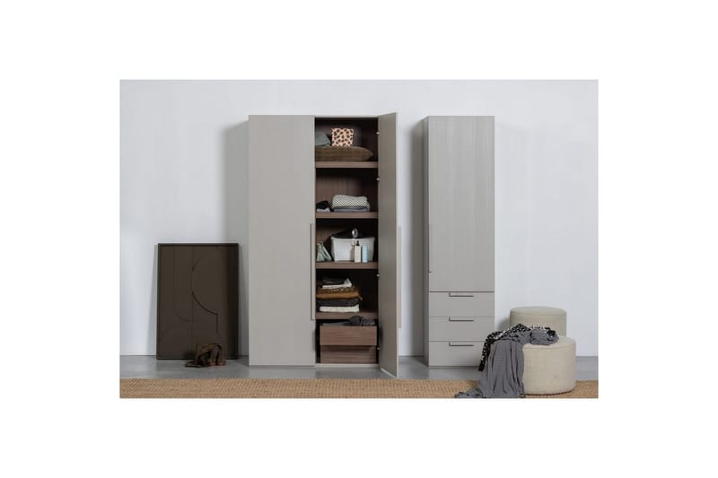 Garderobe Rens 2 Døre - 2 Døre - Opbevaring - Tøjopbevaring - Garderobeskabe - Garderobeskab & klædeskab