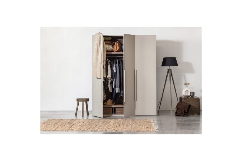 Garderobe Rens 3 døre - 3 døre - Opbevaring - Tøjopbevaring - Garderobeskabe - Garderobeskab & klædeskab