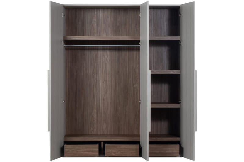 Garderobe Rens 3 døre - 3 døre - Opbevaring - Tøjopbevaring - Garderobeskabe - Garderobeskab & klædeskab