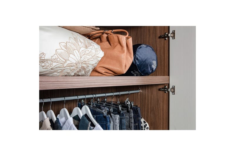 Garderobe Rens 3 døre - 3 døre - Opbevaring - Tøjopbevaring - Garderobeskabe - Garderobeskab & klædeskab