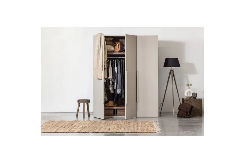 Garderobe Rens 3 døre - 3 døre - Opbevaring - Tøjopbevaring - Garderobeskabe - Garderobeskab & klædeskab