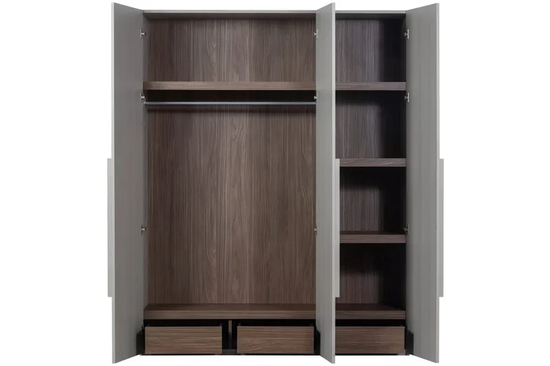 Garderobe Rens 3 døre - 3 døre - Opbevaring - Tøjopbevaring - Garderobeskabe - Garderobeskab & klædeskab