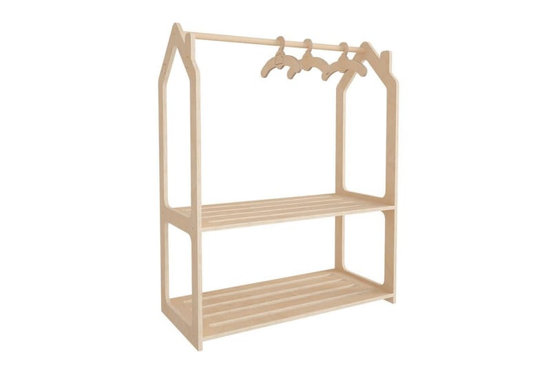 Garderobe Tag Birke - Brun - Opbevaring - Tøjopbevaring - Garderobeskabe - Garderobeskab & klædeskab