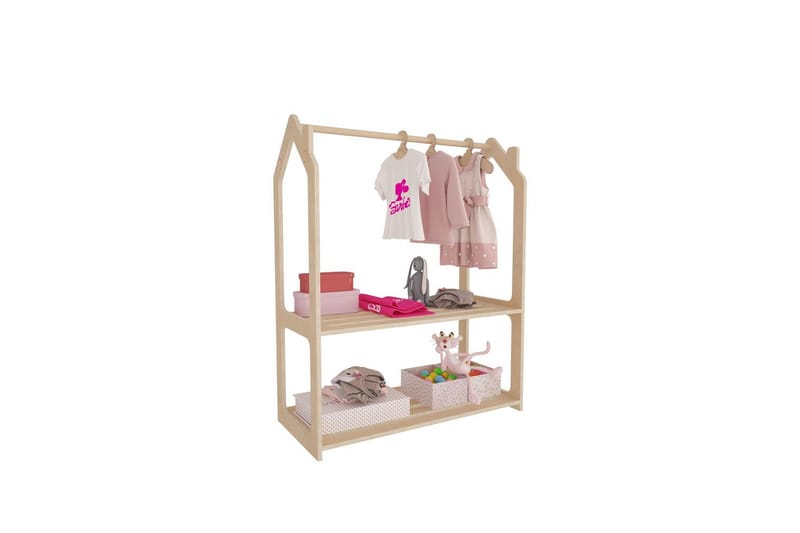 Garderobe Tag Birke - Brun - Opbevaring - Tøjopbevaring - Garderobeskabe - Garderobeskab & klædeskab