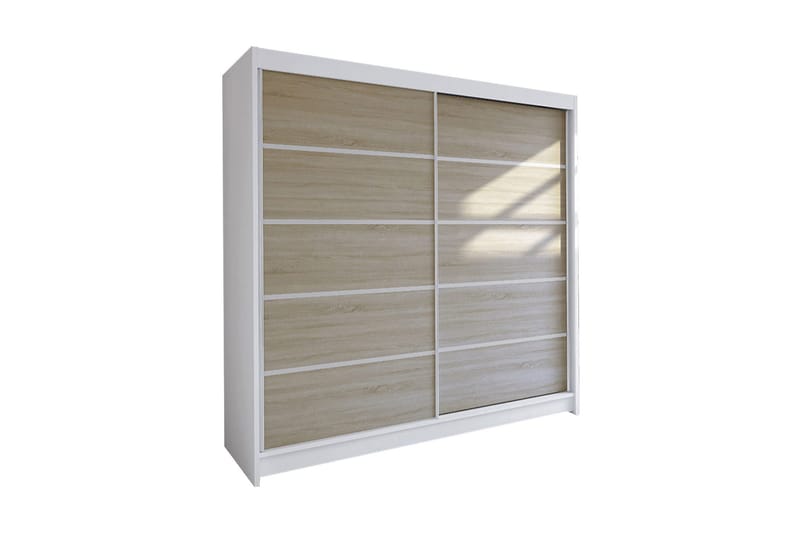 Garderobe Talin, Hvid/Eg