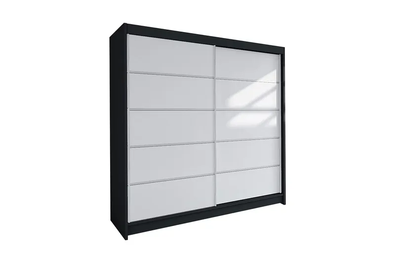 Garderobe Talin, Sort/Hvid