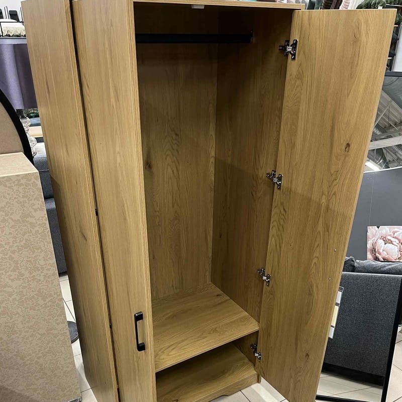 Garderobe Ulvmar 83x54x180 cm - Ask - Opbevaring - Tøjopbevaring - Garderobeskabe - Garderobeskab & klædeskab
