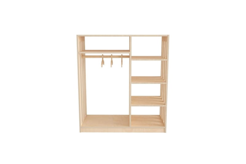 Garderobe Vintor Birketræ - Natur - Opbevaring - Tøjopbevaring - Garderobeskabe