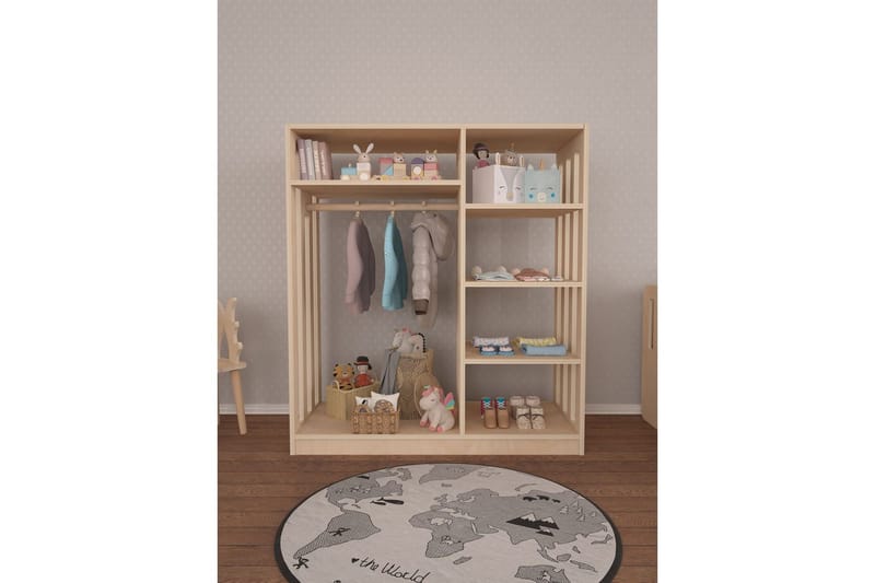 Garderobe Vintor Birketræ - Natur - Opbevaring - Tøjopbevaring - Garderobeskabe