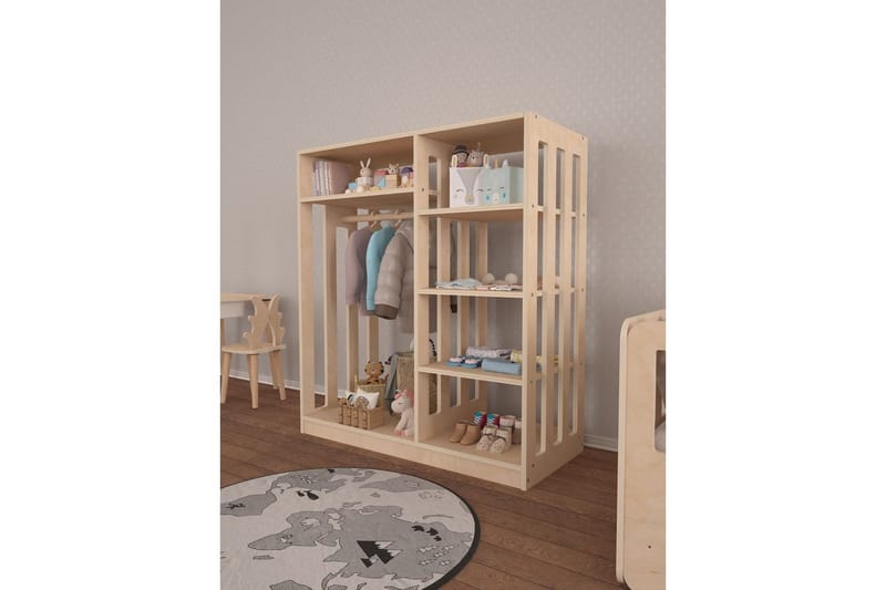 Garderobe Vintor Birketræ - Natur - Opbevaring - Tøjopbevaring - Garderobeskabe