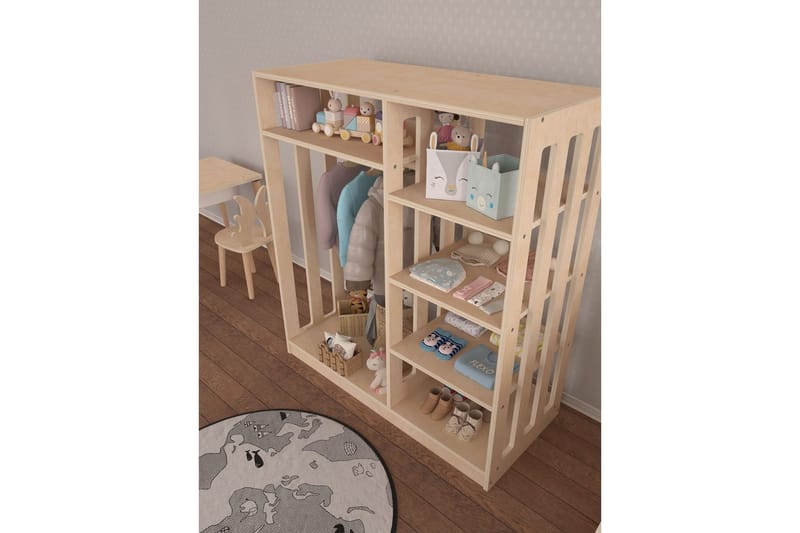 Garderobe Vintor Birketræ - Natur - Opbevaring - Tøjopbevaring - Garderobeskabe