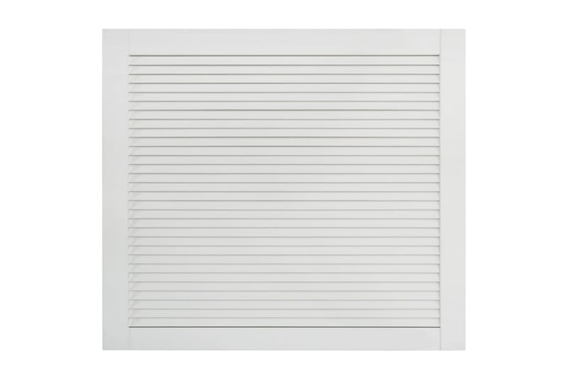lamellåge 39,5x49,4 cm massivt fyrretræ hvid - Hvid - Opbevaring - Tøjopbevaring - Garderobeskabe - Garderobedør - Gavlplade garderobe