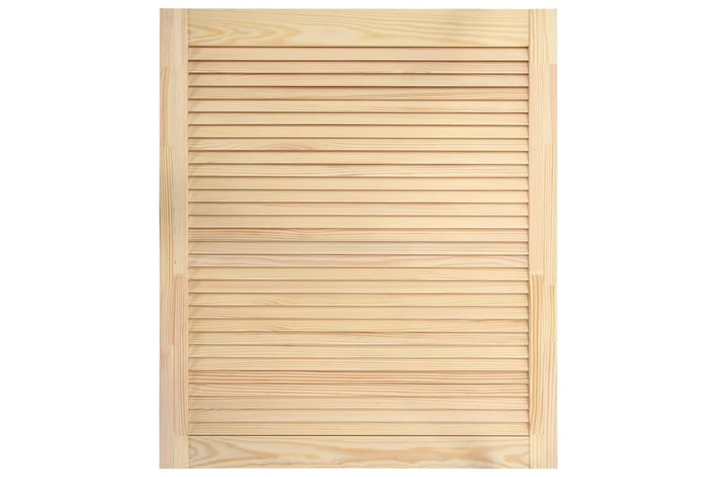 lamellåge 61,5x49,4 cm massivt fyrretræ - Brun - Opbevaring - Tøjopbevaring - Garderobeskabe - Garderobedør - Gavlplade garderobe
