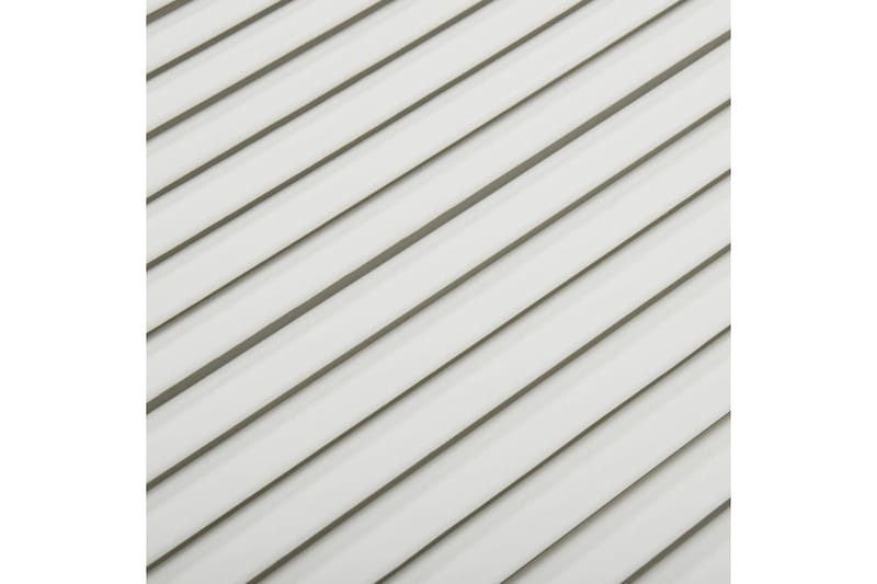 lamellåge 99,3x49,4 cm massivt fyrretræ hvid - Hvid - Gavlplade garderobe