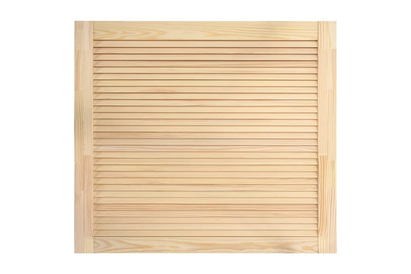 lamellåger 2 stk. 39,5x49,4 cm massivt fyrretræ - Brun - Opbevaring - Tøjopbevaring - Garderobeskabe - Garderobedør - Gavlplade garderobe