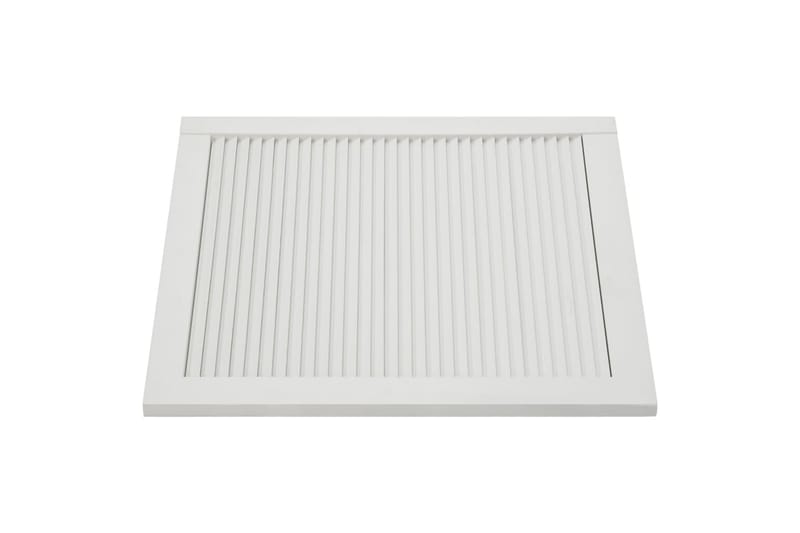 lamellåger 2 stk. 61,5x59,4 cm massivt fyrretræ hvid - Hvid - Opbevaring - Tøjopbevaring - Garderobeskabe - Garderobedør - Gavlplade garderobe
