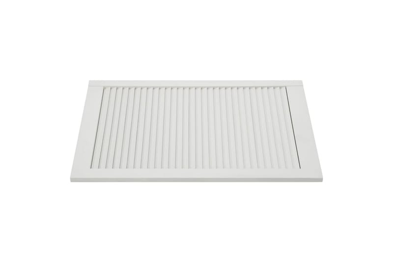 lamellåger 2 stk. 69x39,4 cm massivt fyrretræ hvid - Hvid - Opbevaring - Tøjopbevaring - Garderobeskabe - Garderobedør - Gavlplade garderobe