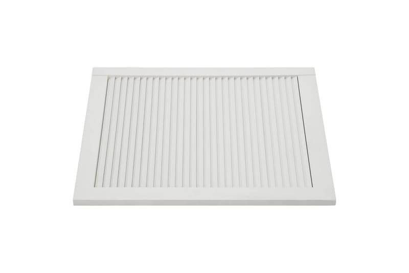 lamellåger 2 stk. 69x59,4 cm massivt fyrretræ hvid - Hvid - Opbevaring - Tøjopbevaring - Garderobeskabe - Garderobedør - Gavlplade garderobe