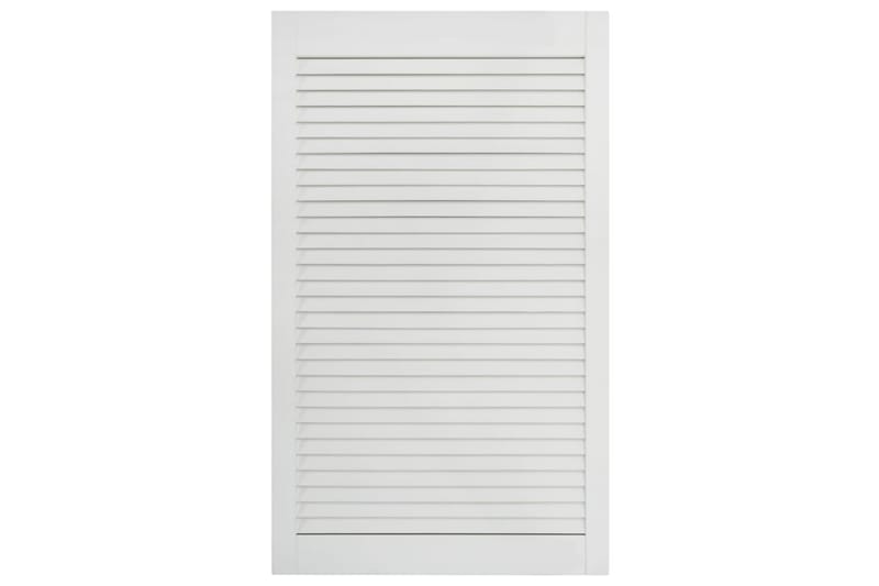 lamellåger 4 stk. 99,3x49,4 cm massivt fyrretræ hvid - Hvid - Opbevaring - Tøjopbevaring - Garderobeskabe - Garderobedør - Gavlplade garderobe