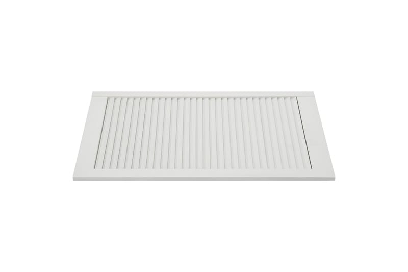 lamellåger 4 stk. 99,3x49,4 cm massivt fyrretræ hvid - Hvid - Opbevaring - Tøjopbevaring - Garderobeskabe - Garderobedør - Gavlplade garderobe