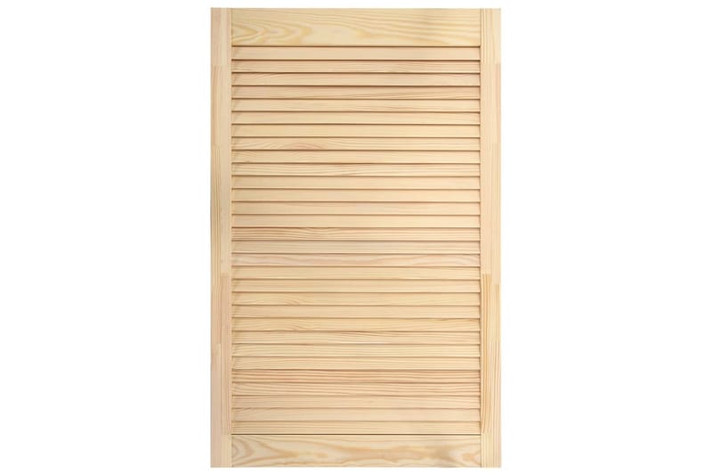 lamellåger 4 stk. 99,3x59,4 cm massivt fyrretræ - Brun - Opbevaring - Tøjopbevaring - Garderobeskabe - Garderobedør - Gavlplade garderobe
